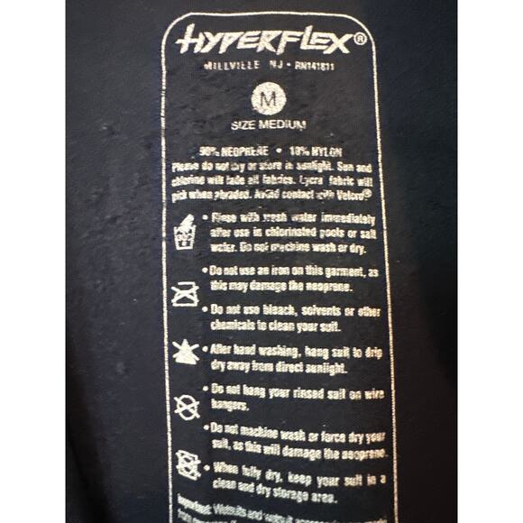 Hyperflex Men’s Black 2.5mm Shorty Wetsuit Size Medium - Picture 3 of 12